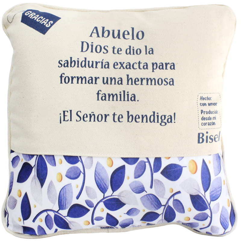 Cojín Abuelo Dios Te Dio La Sabiduria 