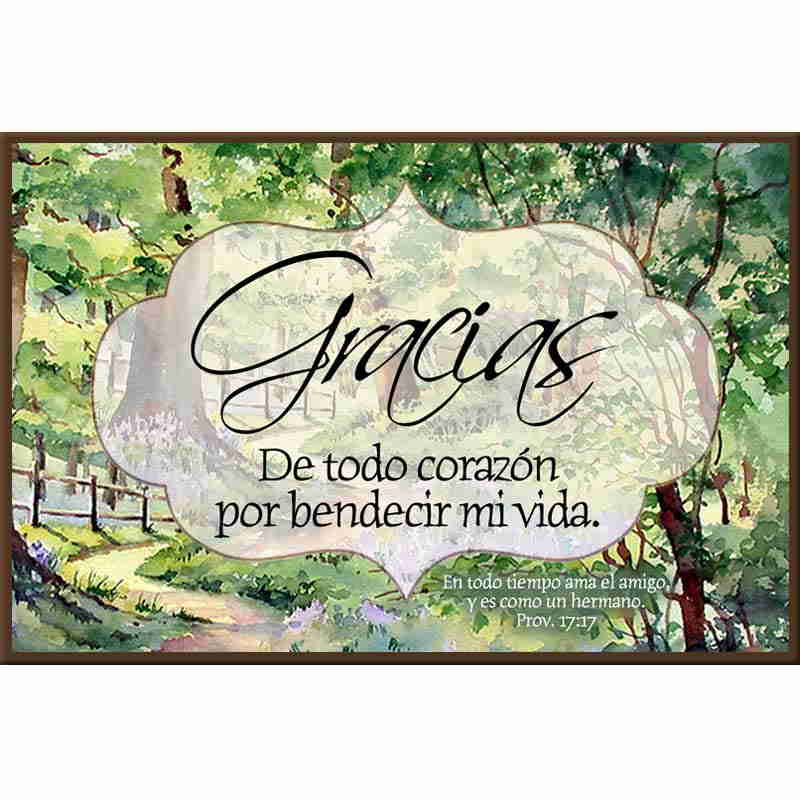 Plaqueta Para Escritorio, Gracias