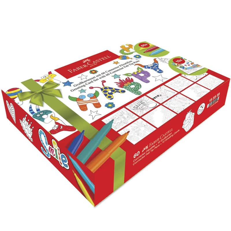Caja De Marcadores Fc 60 Piezas Set De Regalo