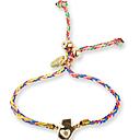 Pulsera Mapa De Guatemala Con Semilla De Mostaza Hilo Grueso  De Colores 