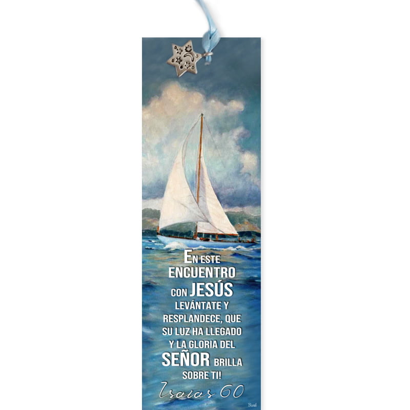 Separador de Libro Con Dije  Isaías 60