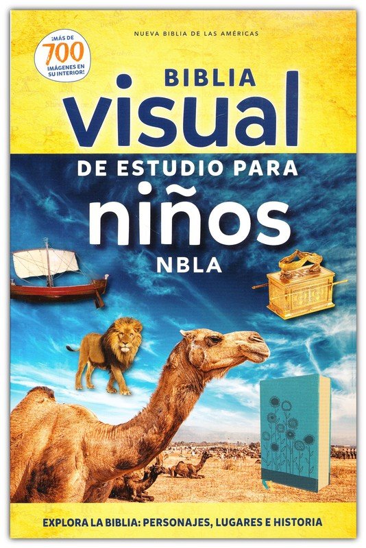 Biblia NBLA, Visual De Estudio Para Niños, Tapa Dura: Explora La Biblia: Personajes, Lugares E Historia Turqueza