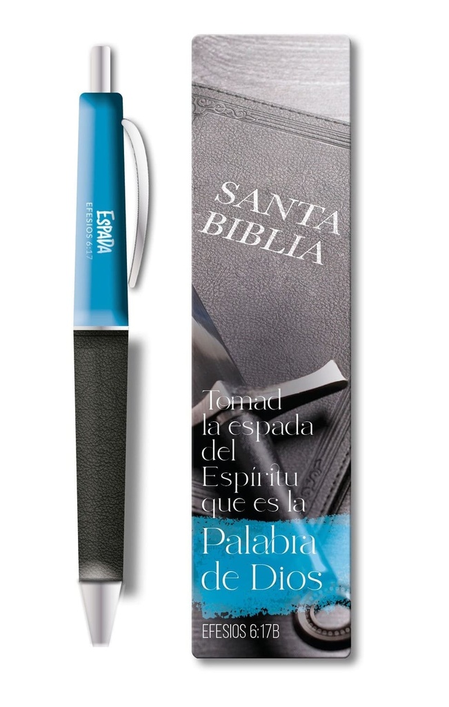 Bolígrafo Con Marcador De Libro "Tomad La Espada"
