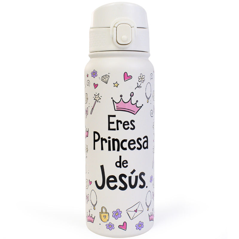 Termo 500ml 3D Eres Princesa De Jesús