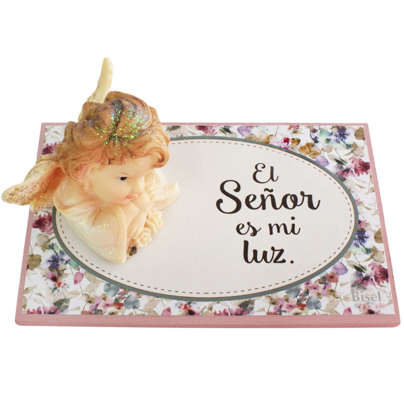 Plaqueta Para Escritorio Texto: El Señor Es Mi Luz