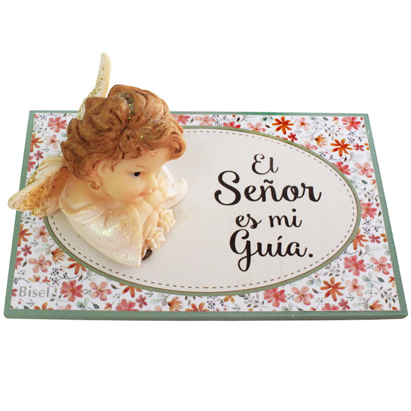 Plaqueta Para Escritorio Texto: El Señor Es Mi Guía