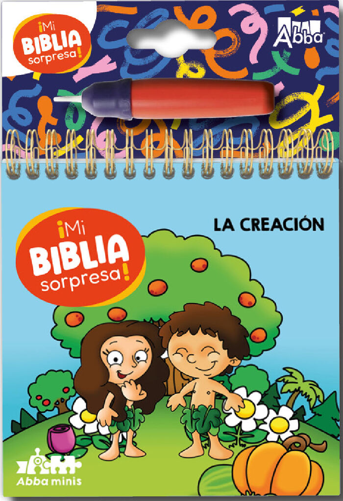 La Creación "Colección Mi Biblia Sorpresa" Pinta Con Agua