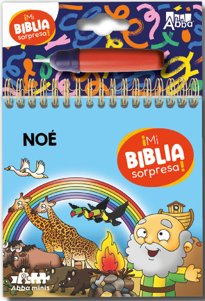 Noé "Colección Mi Biblia Sorpresa" Pinta Con Agua