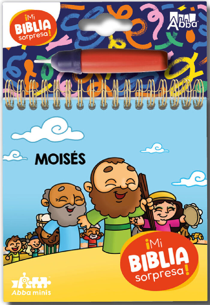Moisés "Colección Mi Biblia Sorpresa" Pinta Con Agua