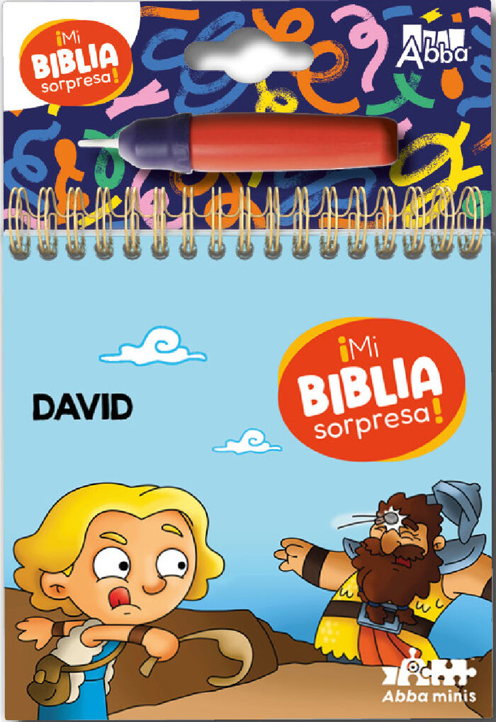 David "Colección Mi Biblia Sorpresa" Pinta con Agua