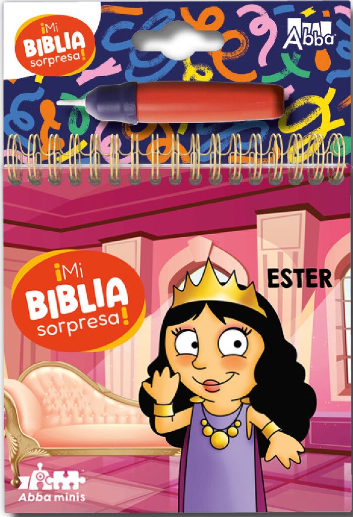 Ester "Colección Mi Biblia Sorpresa" Pinta Con Agua
