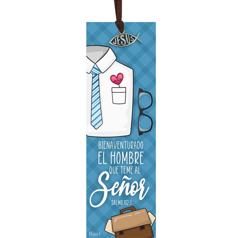 Separador Con Dije Texto: Salmo 112:1