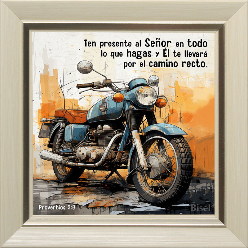 Cuadro Para Escritorio Texto: Proverbios 3:6