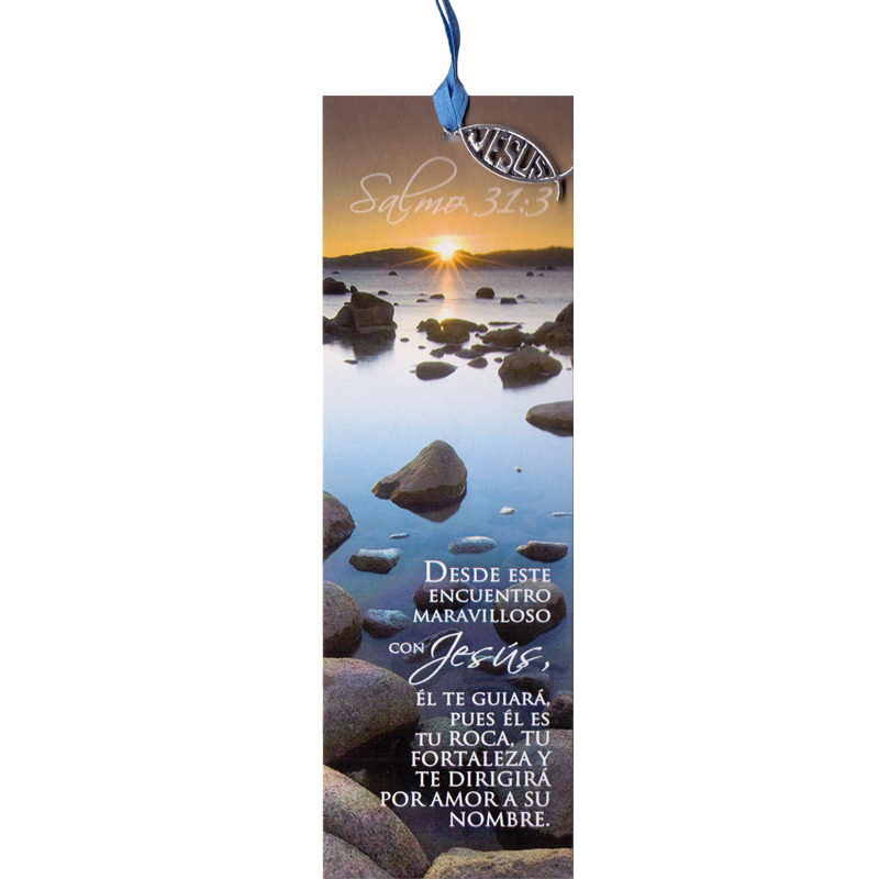 Separador De Libros Con Dije, Salmo 31:3