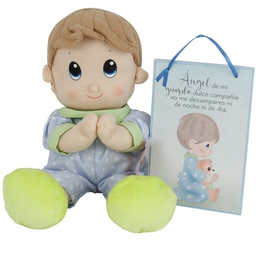 [UNIQ-1004A] Niño Orando Oracion: Angel De Mi Guarda 