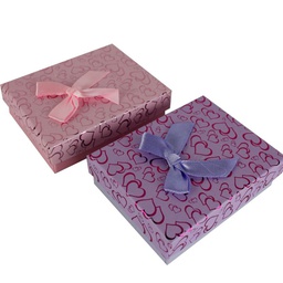 [VIC-1102] Caja Regalo Diseño: De Corazones 7x9 cm 