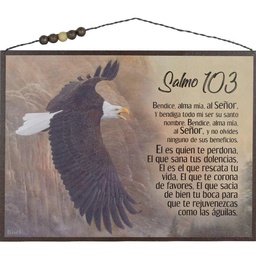 [DECOR-1026B] Plaqueta Color: Café Diseño: Aguila Color Café: 