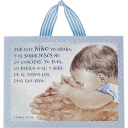 [DECOR-1048A] Plaqueta Para Niño, 1 Samuel 1:27-28