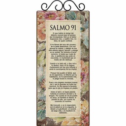 [DECOR-1008F] Plaqueta Con Forja  Salmo 91