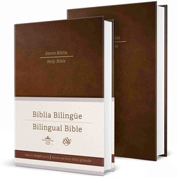 [LRANDOM-1008] Biblia Bilingüe RVR 1960/ KJV Tapa Dura Color Marrón