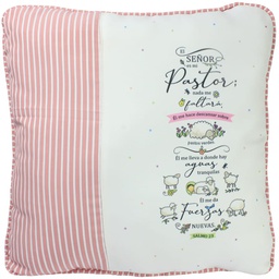[JESHUA-1125] Cojín Diseño De Oveja Texto: Salmo 23
