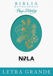 [LEP-7209] Biblia devocional Mujer Verdadera Letra Grande NBLA: Duotono Color Aqua
