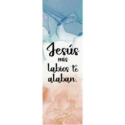 [SEP-081] Separador Con Dije  Texto: Jesús Mis Labios Te Alaban.