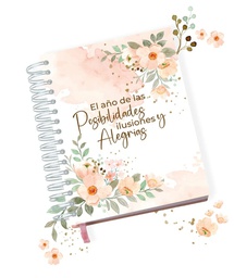 [AGENDA-1001F1] Agenda 2024 El Año De Las Posibilidades, Ilusiones Y Alegrías (Naranja Con Fecha)