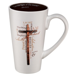 [CHRIS-1998] Taza Blanca Cónica La Luz del Mundo