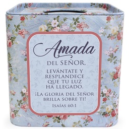 [MET-BS23031G] Cajita De Kleenex + Kleenex Adicional,  Isaías 60:1 Amada Del Señor.