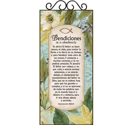 [DECOR-1102G] Plaqueta Con Forja Deuteronomio 28