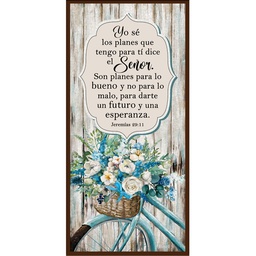 [DECOR-1243A] Plaqueta Texto: Jeremías 29:11 Yo Se Los Planes.