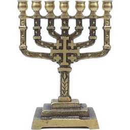 [LAMA-1005] Menorá Pequeña Dorado
