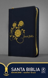 [LTYN-7167] Biblia NTV Con Zíper Diseño Floral
