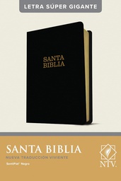 [LTYN-7180] Biblia NTV Letra Super Gigante Color Negro Con Índice