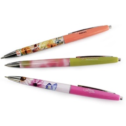 [ABBA-1019] Paquete de 3 Bolígrafos Diseño Floral