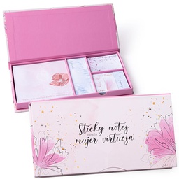 [ABBA-1060] Estuche de Sticky Notes  Mujer Virtuosa