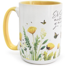 [ABBA-1073] Taza 16 OZ. Colección Primavera "El Señor es mi Fuerza"