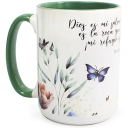 [ABBA-1076] Taza 16 OZ. Colección Primavera "Dios es mi salvación"