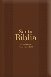 [LEP-7276] Biblia RVR 1960 Letra Grande, Marron Con Índice