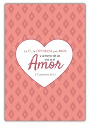 [LEP-7283] Diario y Cuaderno de Notas  Fe Esperanza Amor – 1 Corintios 13:13