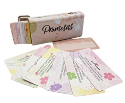 [ABBA-1116] Caja Metálica Con 50 Promesas Promesas De Fe