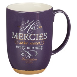 [CHRIS-2040] Taza Cerámica Sus Misericordias Son Una Nuevas Lamentaciones 3:22-23