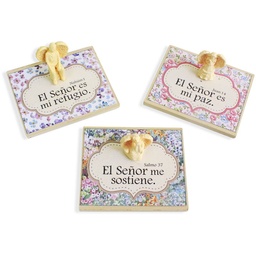 [ANGEL-1029A] Plaqueta  Ángel Miniatura  Varios Textos