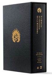 [LUCI-9575] Biblia De Estudio De La Reforma LBLA Piel Genuina Negro Con Estuche