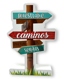 [ABBA-1173] Plaque Encrucijada Muéstrame Tus Caminos