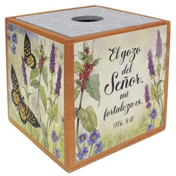 [GANZ-1011D] Porta Lápiz De Madera Nehemías 8:10 El Gozo Del Señor.