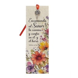[SEP-108] Separador De Libros Con Dije Salmo 37:5