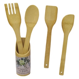 [WOOD-BS069N] Set De Paletas Diseño: Eucalipto Texto: Soy Bendecida Por Dios