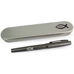 [LETIAN-1005A] Pluma Fuente Metálica Mate Bronce (Incluye Caja)